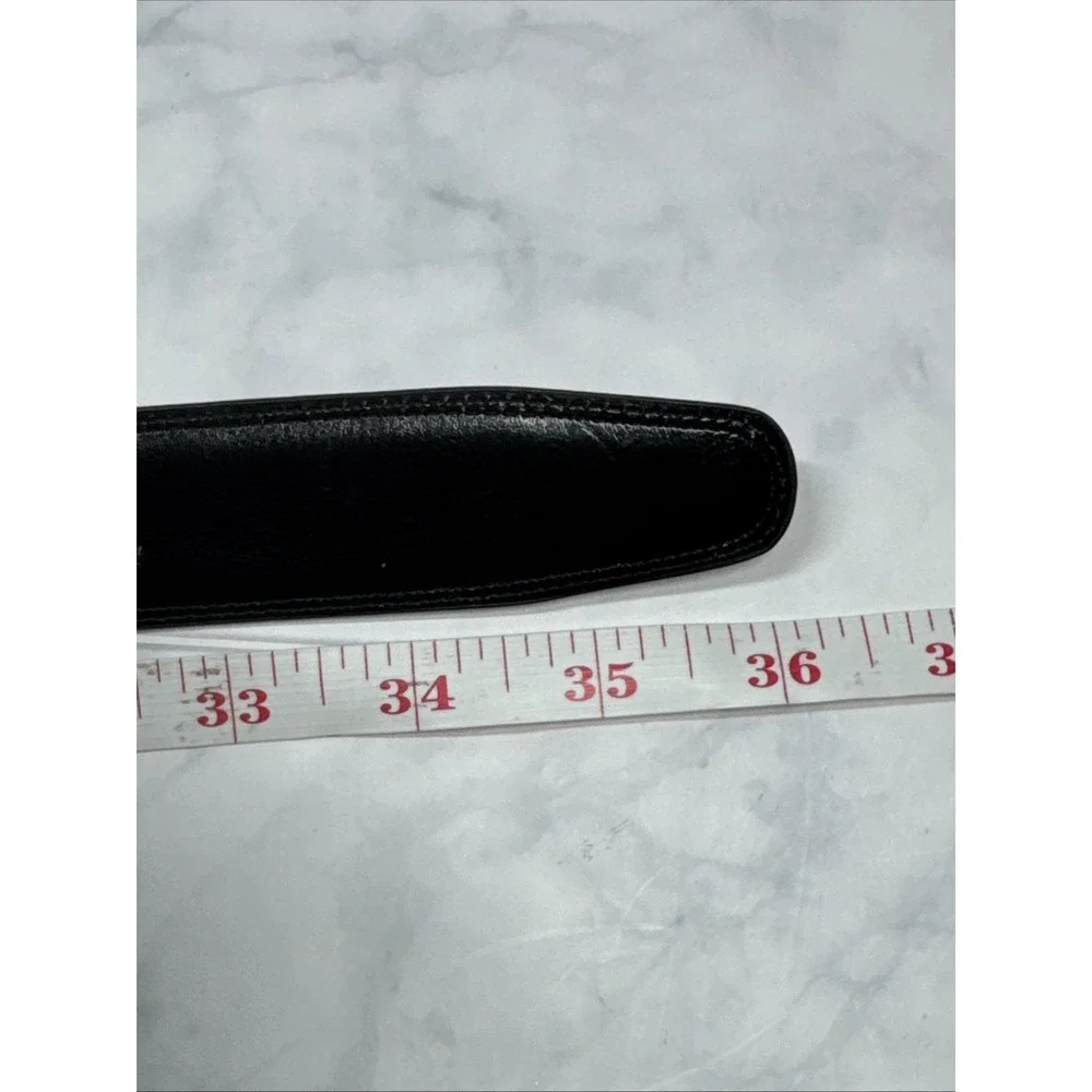 Perry Ellis Reversible Black Brown Belt Leather 1.25